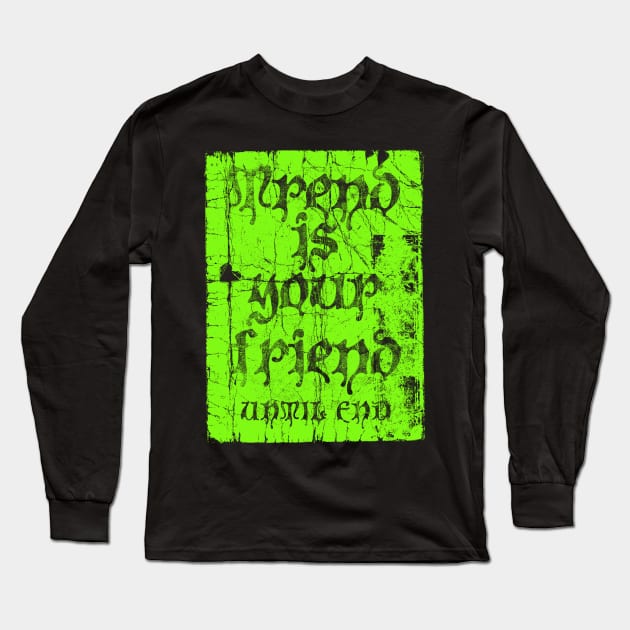 old parchment - old cliché - vintage look - crypto traders Long Sleeve T-Shirt by bulografik